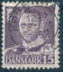 C0842 Denmark Personality Royalty King Head-of-State Perfin Used - Perforiert/Gezähnt