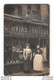 CPA Carte Photo Devanture De Marchand De Vins Traiteur - A Localiser - Foto's