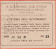 Regio Automobile Club D'Italia - Sede Di Firenze - 1928 - Lotteria Dell'Automobile - Billetes De Lotería