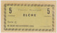 SPAIN , ELCHE 5 CENTIMOS 1937 AUNC - Other & Unclassified