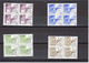 1979 - 4  Blocs De 4 Timbres  : N ° 162 à  165 - 1964-1988