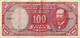 CHILI 1960 100 Peso - P.127a TTB VF - Chile