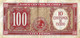 CHILI 1960 100 Peso - P.127a TTB VF - Chile