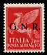 ITALIA 1944 REPUBBLICA SOCIALE GNR POSTA AEREA SASSONE S.1521 MNH ** NUOVI GOMMA INTEGRA CERTIFICATI LUSSO CV € 4.500 - Luftpost