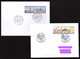 Delcampe - Lot De Vignettes D'affranchissement Commémoratives Sur Enveloppes - Plupart Circulées - Très Beau - 2010-... Illustrated Franking Labels