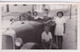 974 - La  REUNION - SAINT DENIS CARTE PHOTO - UNE DES 1ERE AUTOMOBILE  DANS LES RUES DE ST DENIS - ENFANTS - Saint Denis