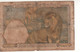 FRENCH WEST AFRICA   25 Francs    P22   Dated 9-3-1939   Lion At Back - États D'Afrique De L'Ouest