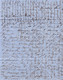 Delcampe - 1853 - 4 Page Folded Personal Letter In English From Liverpool, England To Genoa, Italia Via London, Calais & Beauvoisin - Postmark Collection