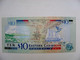 UNC Banknote East Caribbean States 10 Dollars Animals Turtle Fish Fishes Ship P-43g Island Map - Ostkaribik