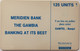 GAMBIA : GAM04 125u Blue SI-4 43533 (MERIDIEN BANK) USED (x) - Gambia