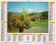 1983 - LES AIGUILLES VERTE ET LE DRU Et MONTAGNE AU PRINTEMPS - Almanachs Jean Lavigne - Big : 1981-90