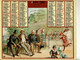 1988 - LA VIE EN 1888 ( Images Reproductions Du Calendrier Des Postes 1888) - Almanachs Oberthur - Big : 1981-90