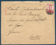 Belgique Albert 1er N°123 Obl Tresor & Postes Secteur 68  7 Aout 15 Au Comité Internationale De La Croix Rouge En Suisse - Esercito Belga