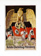 1935 3. Reich Reichsparteitag Nürnberg Farbige Propagandakarte Goldener Adler + Standarten Photo Hoffmann Echt Gelaufen - Storia Postale