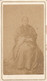 Photo Foto - Formato CDV - Anziana Seduta - Years '1860 - - Old (before 1900)