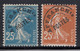 France Preobliteres - 1922-47 - 25c - TP Yv.56-57 - MNH - 1893-1947