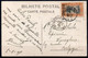 Congo - 1909 - (32L1) 15c.surcharge Locale L1 - Carte Postale Matadi - Wijnegem Belgique - Cert. - A5 - Storia Postale