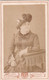 Photo Foto - Formato CDV - Signora Con Lunga Collana E Cappello - Years '1880 - F. Ponzetti, Genova, Pittore Fotografo - Oud (voor 1900)