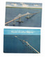 2 Different Florida, USA, The Sunshine Skyway, From Bradenton To St. Petersburg, 1 Linen & 1 Chrome Postcard - Bradenton