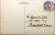 ALLEMAGNE / DEUTSCHLAND 1920 (12/4) Postkarte Mi.P116.I Aus Hattersheim (Main) Nach Bierstadt (b. Wiesbaden) - Lettres & Documents