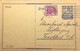 ALLEMAGNE / DEUTSCHLAND 1922 (19/9) Mi.148.II Auf Postkarte Mi.P146 Aus Berlin Nach Frankfurt - Briefe U. Dokumente