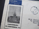 Neuseeland /New Zealand 1950 FDC Canterbury Centennial Philatelic Exihibition Nach West Hartford Gesendet Mit Nachporto - Lettres & Documents