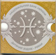 UKRAINE 2 HRYVNIA HRYVNA SILVER ZODIAC ZODIAQUE TIERKREIS - PISCES POISSONS 2015 BOX + COA - Ukraine