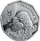 UKRAINE 2 HRYVNIA HRYVNA SILVER ZODIAC ZODIAQUE TIERKREIS - TAURUS TAUREAU BULL 2014 BOX + COA - Ukraine