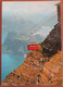 SWITZERLAND SWISS SCHWEIZ MOUNT PILATUS CABLE CAR TELEPHERIQUE POSTCARD ANSICHTSKARTE PICTURE CARTOLINA PHOTO CARD - Collections & Lots