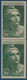 France Marianne De Gandon N°730**  Paire Variété Importante Tache De Couleur Sur La Joue Tenant à Normal !! - Unused Stamps