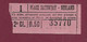 030121 - TICKET CHEMIN DE FER TRAM METRO - PLACE SATHONAY GERLAND I 2e Cl 0,50 35770 - Europa