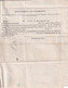 DDY 400 -- Document De Changement De Résidence 1877 De VILLERS DEUX EGLISES Vers BEAUMONT - 2 X Sceau Communal - Franchise