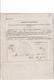 DDY 400 -- Document De Changement De Résidence 1877 De VILLERS DEUX EGLISES Vers BEAUMONT - 2 X Sceau Communal - Franchise