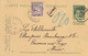 DDY 408 -- TAXE En FRANCE - Entier Postal 5 C Pellens BREE 1914 - Timbre-Taxe 10 C COUSANCES Aux FORGES , Meuse. - Cartoline 1909-1934