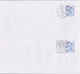 ISRAEL 1995 MINT REGULAR LETTER AND 3 CANCELLED JERUSALEM POSTAL PHILATELIC MUSEUM STAMP EXHIBITION - Postage Due