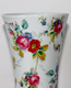 MAGNIFIQUE VASE BAVARIA FORME DIABOLO PORCELAINE DECOR FLORAL - 18,5x9cm - NEUF - Bavaria (DEU)