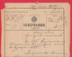 257543 / Bulgaria 1900 Form 51 (2686-98) Telegram Telegramme Telegramm + Label , Lovech - Teteven , Bulgarie - Lettres & Documents