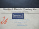 1930 Air Mail LuPo Marken Nr. 119 U. 121 Standart Electric Trading Lahore - Berlin. Roter Stp. Mit Luftpost Befördert - 1911-35 Koning George V