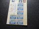 Kanada 1964 Einschreiben Luftpost Victoria B.C. Nach Colombo Ceylon New Foundland Air Mail Marke Als 7er Einheit / Rands - Lettres & Documents