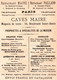 6 Chromo Litho Restaurant Maire Paris Cardinal Aÿ Caves Maire  Champagne Charbonnier Mousseux 1878 Pierrot Harlechino TB - Champagner & Sekt