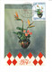 MONACO-CARTE MAXIMUM Concours International De Bouquets, 1974"Strelitzias, Roses Et Feuilles De Philodendron" - Cartoline Maximum