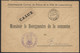 Luxembourg / Luxemburg Lettre En Franchise Commissariat De Police Au Maire De Frisange 12.03.1929 - Briefe U. Dokumente