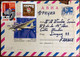 URSS Soviet Union - Mi.2873 & 3747 On Air Postal Cover MOSCOW To France - Covers & Documents