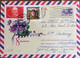 URSS Soviet Union - 1971 Mi.3766 & 3769 On Air Postal Cover MOSCOW To France - 1960-69