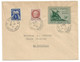 RARE Pli Du 11 /04/1945 Le Pouliguen Poche De Saint Nazaire Avec Le Guerre N° 8 Et Les N° 517 Et Le Taxe N° 70 TB ! ! ! - Guerre (timbres De)