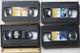 4 Cassettes Vidéos VHS Collector STAR WARS La Guerre Des étoiles L'empire Contre Attaque Retour Du Jedi Menace Fantôme - Collections & Sets