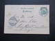 DR Kolonie 1904 DOA Deutsch Ostafrika GA Fragekarte P 15 F Stempel Dar - Es - Salaam Text!! Pflanze Kakao - German East Africa