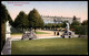 ALTE POSTKARTE SCHLOSS HERREN-CHIEMSEE PARKANLAGEN Löwen Löwe Park Herrenchiemsee Parc Garden Castle Chateau Postcard AK - Chiemgauer Alpen