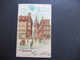 DR 1903 AK Litho Gruss Aus Hannover Die Marktkirche Kunstverlag Röpke & Woortman,Hamburg. Meteor Karte - Souvenir De...