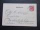 DR 1899 AK Gruss Von Der Loreley Verlag F. Szesztokat Stempel K1 Bingerbrück Nach Kingsbridge NYC USA Gesendet - Souvenir De...